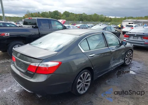 2015 Honda Accord Sport z USA, uszkodzony, nr VIN 1HGCR2F54FA091599